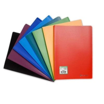 Image de Protège documents polypropylène opaque souple 100 vues Coloris assortis Lot de 12