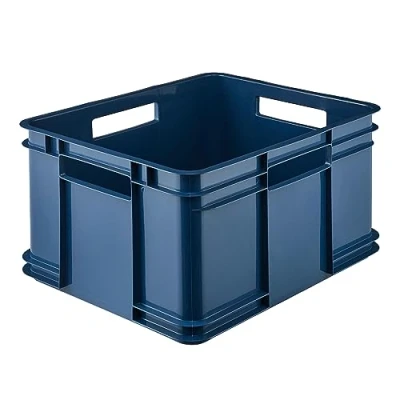 Afbeelding van Eco Plastic Opbergdoos (PP), 43x35x24 cm, 28 l, blauw