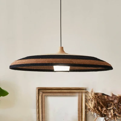 Afbeelding van Forestier Grass hanglamp Ø100 extra large bruin