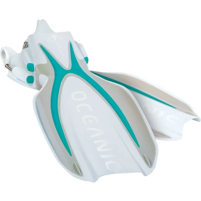 Afbeelding van Oceanic Manta Ray Fins Sea Blue/White Xs