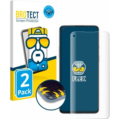 Afbeelding van BROTECT Screenprotector voor OnePlus 8T Folie Beschermfolie transparant volledig dekking (2 Stuks)