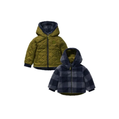 Afbeelding van Noppies Jas Omachi Reversible Baby Maat 92