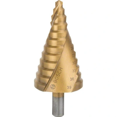 Image de BOSCH 2608587431 foret étagé HSS TiN 6 39, 10 x 93.5 mm