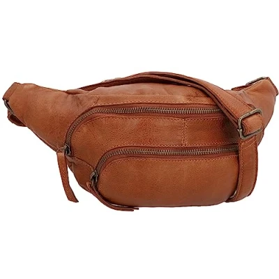 Afbeelding van Gusti Leder Sverre Heuptas, Dames, Maat: One Size, Hellbraun