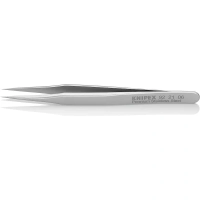 Afbeelding van Knipex 92 21 06 Precisiepincet 1 stuks Spits, fijn, extra dünn 80 mm