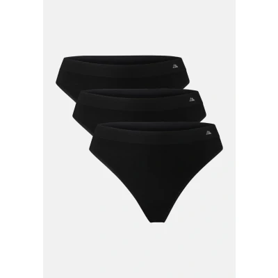 Afbeelding van Danish Endurance 3PACK String, Dames, Maat: Medium, Black