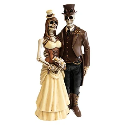 Afbeelding van Nemesis Now Steampunk Skeletten Bruidspaar &quot;I Do&quot;