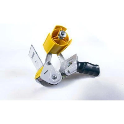 Afbeelding van Tapedispenser Voor 75mm Brede Tape Blauw Geel Grijs (1 Stuk)