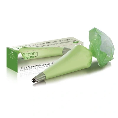 Afbeelding van Martellato Wegwerp Spuitzak 55cm Groen 100 stuks