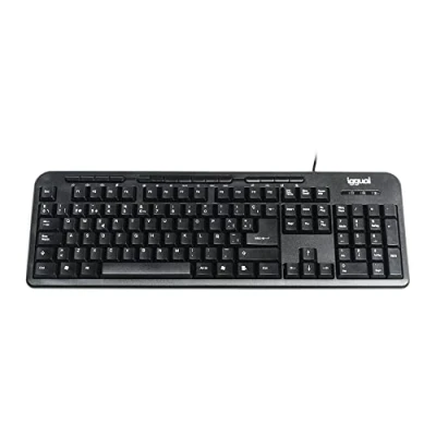 Afbeelding van Toetsenbord iggual CK BASIC 120T QWERTY USB Zwart