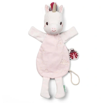 Afbeelding van Lilliputiens Lichtgevend Knuffeldoekje Lena De Eenhoorn Met Een Glow In The Dark Knuffel Worden Kinderen Gerustgesteld Het Donker En Raken Zij Nooit Kwijt Is 18 x 35 Cm Gemaakt Van Polyester Katoen