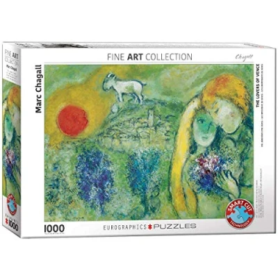 Image de Puzzle Eurographics Marc Chagall : Les Amoureux de Vence, 1000 pièces