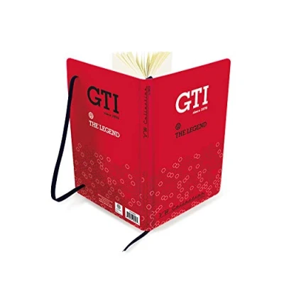 Afbeelding van BRISA VW Collection Volkswagen notitieboek, gelinieerd, hardcover, A5 (GTI The Legend/rood)