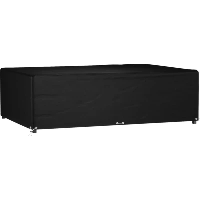 Afbeelding van Tuinmeubelhoezen met 12 oogjes 2 st rechthoekig 227x152x65 cm