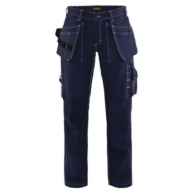 Image de Pantalon artisan femme marine