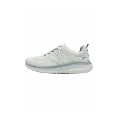 Afbeelding van Tamaris Comfort Sneaker Sneakers laag, Dames, Maat: 40, White blue Imitatieleer/ textiel