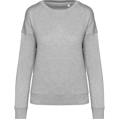 Afbeelding van Native Spirit Ecologische damessweater met afhangende mouwen NS420 Moon Grey Heather