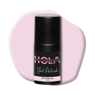 Afbeelding van Gelpolish #191 Pink Lace 10ml roze Gelnagellak Hola
