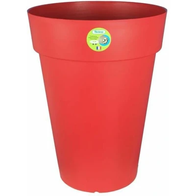 Afbeelding van Bloempot Riviera Rood Plastic Cirkelvormig Ø 50 cm x 66