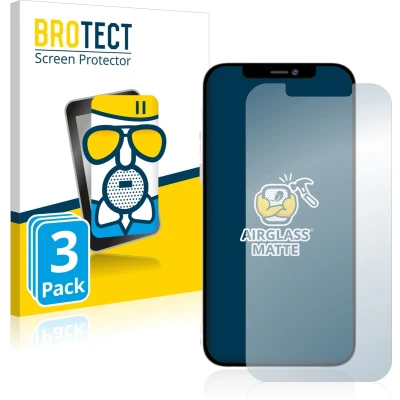 Afbeelding van BROTECT Screenprotector voor Apple iPhone 12 Pro Max Folie Beschermfolie Beschermglas matte (3 Stuks)