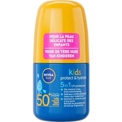 Afbeelding van Nivea Sun Kids Protect &amp; Play Zonnemelk SPF50+ Roll On 50ml