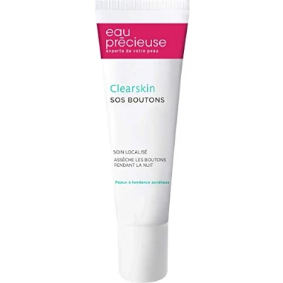 Image de Eau Précieuse SOS Clearskin Soin Localisé Assèche les Boutons pendant la Nuit et Aide à réduire Peaux tendance acnéique 10ml