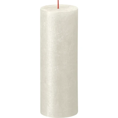 Afbeelding van Stompkaars Shimmer 190/68 Ivory Bolsius