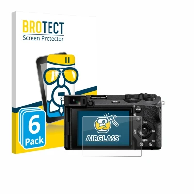 Afbeelding van BROTECT Screenprotector voor Sony Alpha 6700 Folie Beschermfolie Beschermglas transparant (6 Stuks)