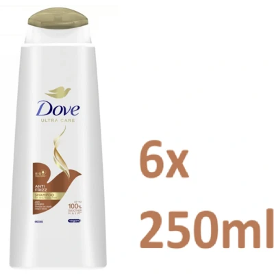 Afbeelding van Dove Shampoo Anti Frizz 6x250ml
