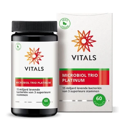 Afbeelding van Vitals Microbiol Trio Platinum Capsules 60CP