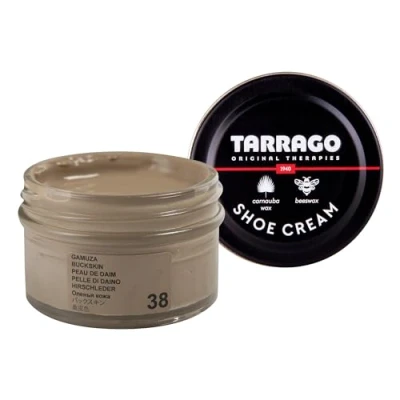 Afbeelding van Shoe Cream Beschermende crème voor leren schoenen, schoenverzorging, voedt, herstelt en beschermt 50 ml, (38) Suède