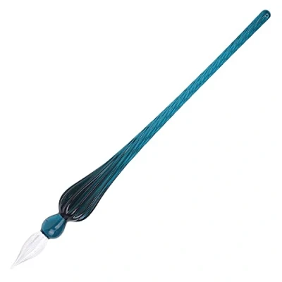 Afbeelding van Clairefontaine Rhodia Jacques Herbin 21437T glazen veer, rond, 18 cm, smaragd