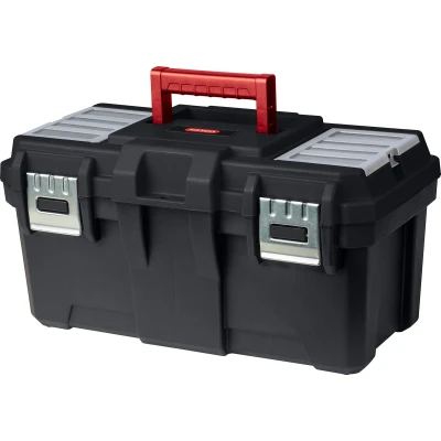 Afbeelding van Keter Basic Toolbox Gereedschapskoffer 19 inch 48x26x25cm Zwart