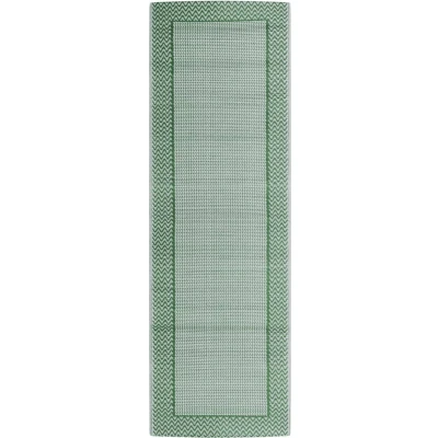 Afbeelding van Buitenkleed 80x250 cm polypropeen groen