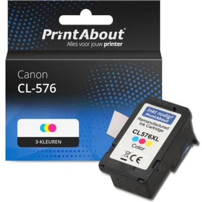 Afbeelding van Huismerk Canon CL 576 Inktcartridge 3 kleuren