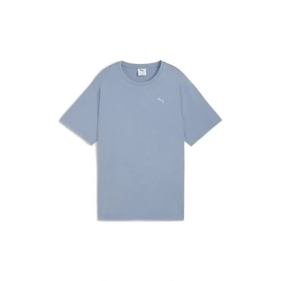 Afbeelding van Puma Essentials Elevated Relaxed WASH Tshirt basic, Dames, Maat: XL, Cool blue