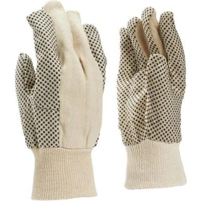 Afbeelding van HBV handschoen H279/8PLK katoen Polka Dot mt 10