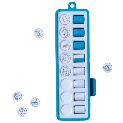 Afbeelding van Gezinnig Dagplanner Checkpad Rood