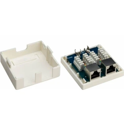 Afbeelding van Cat 6 wandcontactdoos Goobay