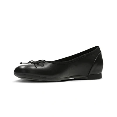 Afbeelding van Clarks Couture Bloom Ballerina&#039;s, Dames, Maat: 38, Black Leer