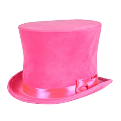 Afbeelding van Hoge Hoed Flair Roze Luxe Carnaval Een Stuk Maat 58