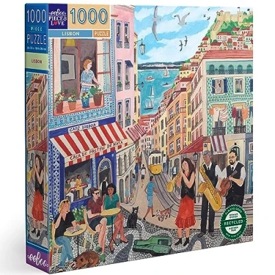 Image de Puzzle 1000 pièces Eeboo Lisbon