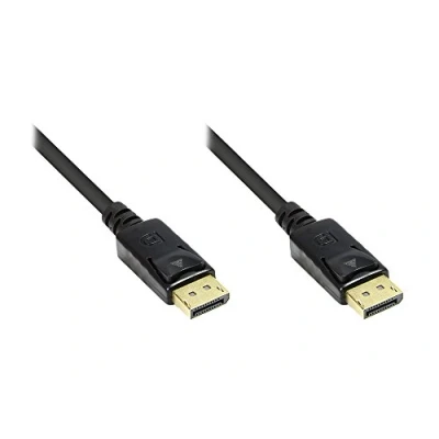 Afbeelding van Premium DisplayPort kabel versie 1.2 (4K 60Hz) / zwart 3 meter