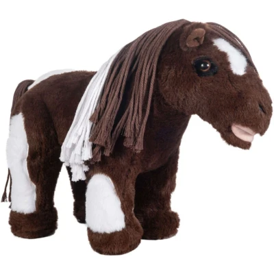 Afbeelding van HKM Knuffel Pony Pinto Bruin/Wit