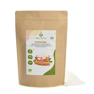 Image de Fécule de Tapioca Biologique (1kg), Starch, Poudre l&#039;Agriculture Biologique, 100% Naturelle et Pure, Vegan