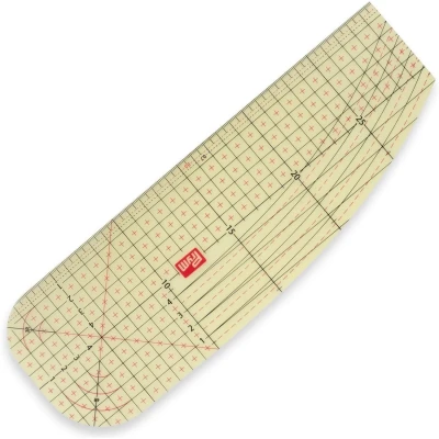 Afbeelding van Prym 611491 transparante strijkliniaal, 30 x 10 cm