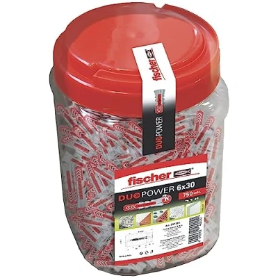 Afbeelding van fischer 557383 behang, grijs, rood, 6 x 30/750 stuks