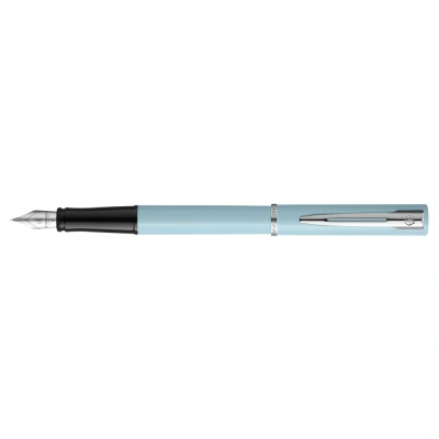 Afbeelding van Waterman Allure Pastel Blue Vulpen Schrijfwijze: Kleur: Blauw De Vulpenwereld