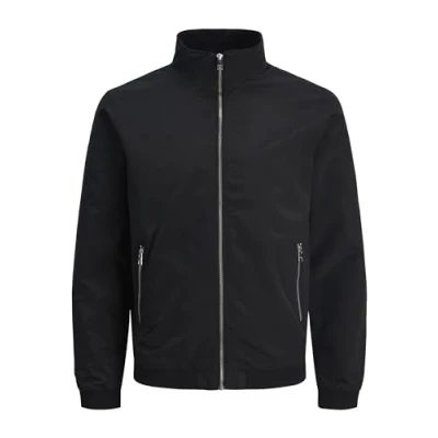 Image de Jack &amp; Jones Jjerush Harrington Bomber Jacket Homme, Noir, M