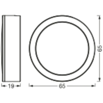 Afbeelding van LEDVANCE kompakte Spotleuchten als Schrankunterbaubeleuchtung, weiß, 3 teilig mit je 65mm Durchmesser, modernes und schlankes Design, 3x3W, 3000K (warmweiß)